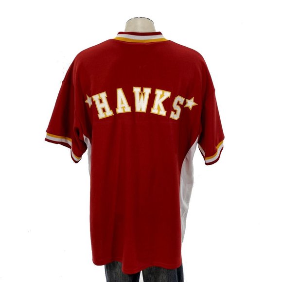 VTG Atlanta Hawks Warm Up Jersey‎ Shirt - Picture 1 of 7